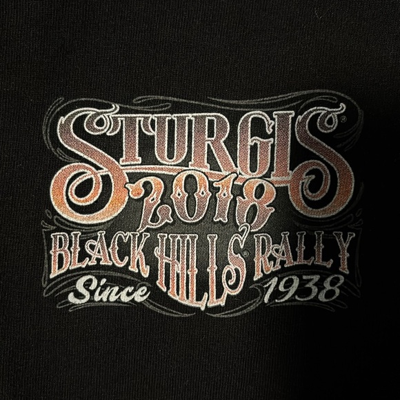 Sturgis Black Hills Rally 2018 Hog On A Hog T-Shirt Men's XL - Picture 3 of 5